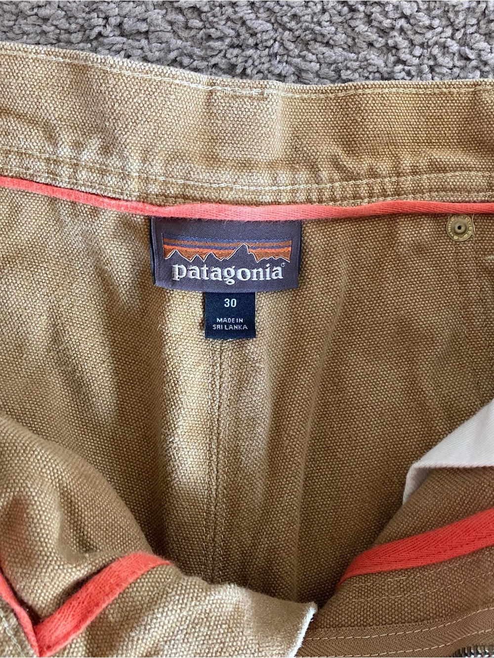 Patagonia Iron Forge Pants — 30x29